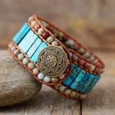 Turquoise Jasper Cuff Bracelet